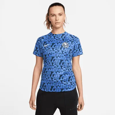 Club América Women's Nike Dri-FIT Pre-Match Soccer Top. Nike.com