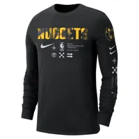 Denver Nuggets Men's Nike NBA Long-Sleeve T-Shirt. Nike.com