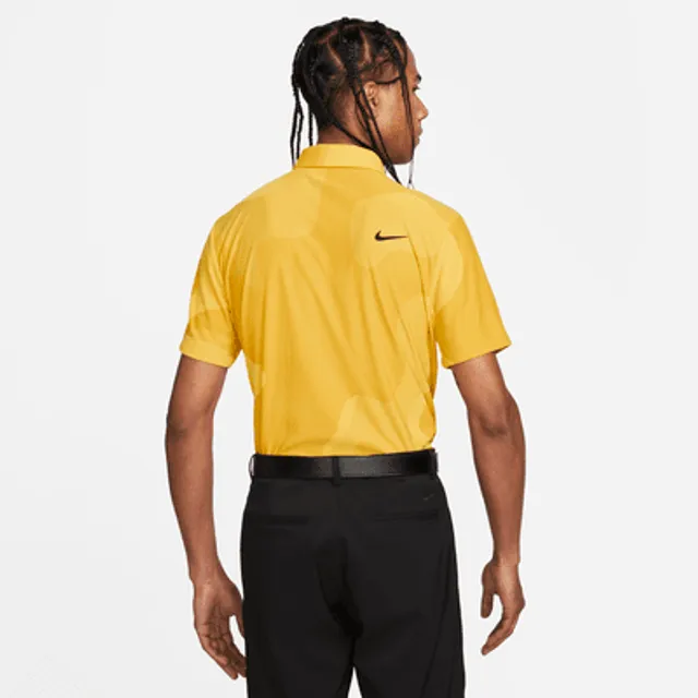 Nike Dri-fit Victory Solid Golf Polo Shirt in Yellow for Men