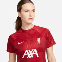 Liverpool FC Academy Pro Women's Nike Dri-FIT Pre-Match Soccer Top. Nike.com