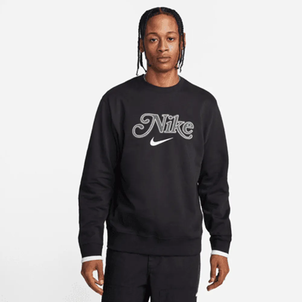 Nike Sportswear Men's Fleece Crew-Neck Sweatshirt. UK