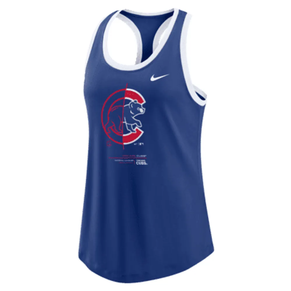 Nike Team Tech (MLB Chicago Cubs) Women's Racerback Tank Top. Nike.com