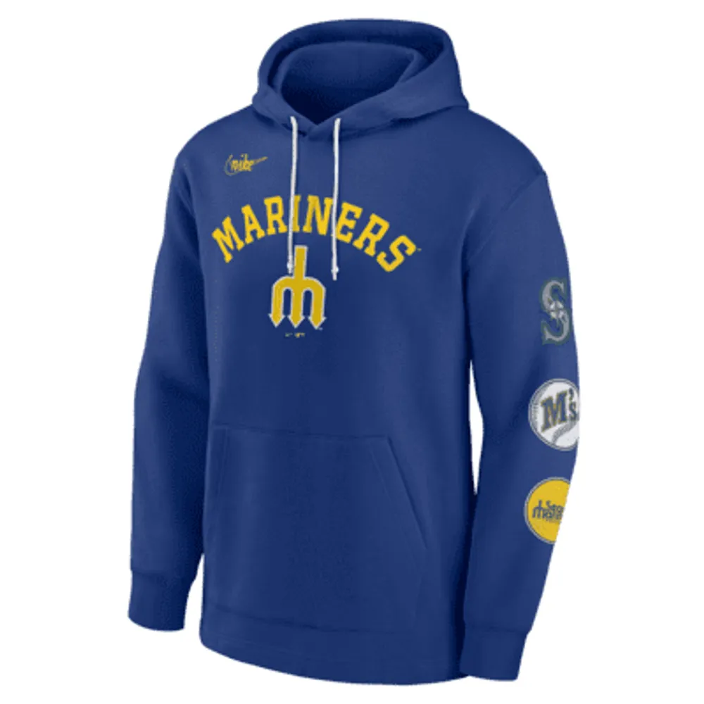 Nike Rewind Lefty (MLB Milwaukee Brewers) Men's Pullover Hoodie