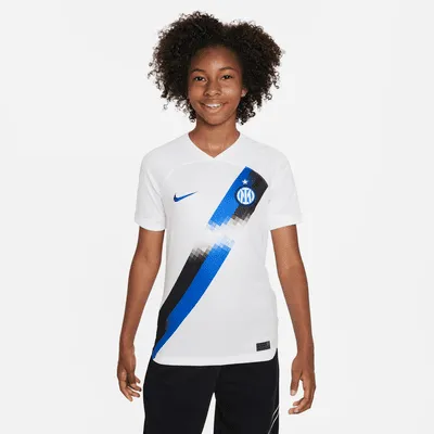 Inter Milan 2023/24 Stadium Away Big Kids' Nike Dri-FIT Soccer Jersey. Nike.com