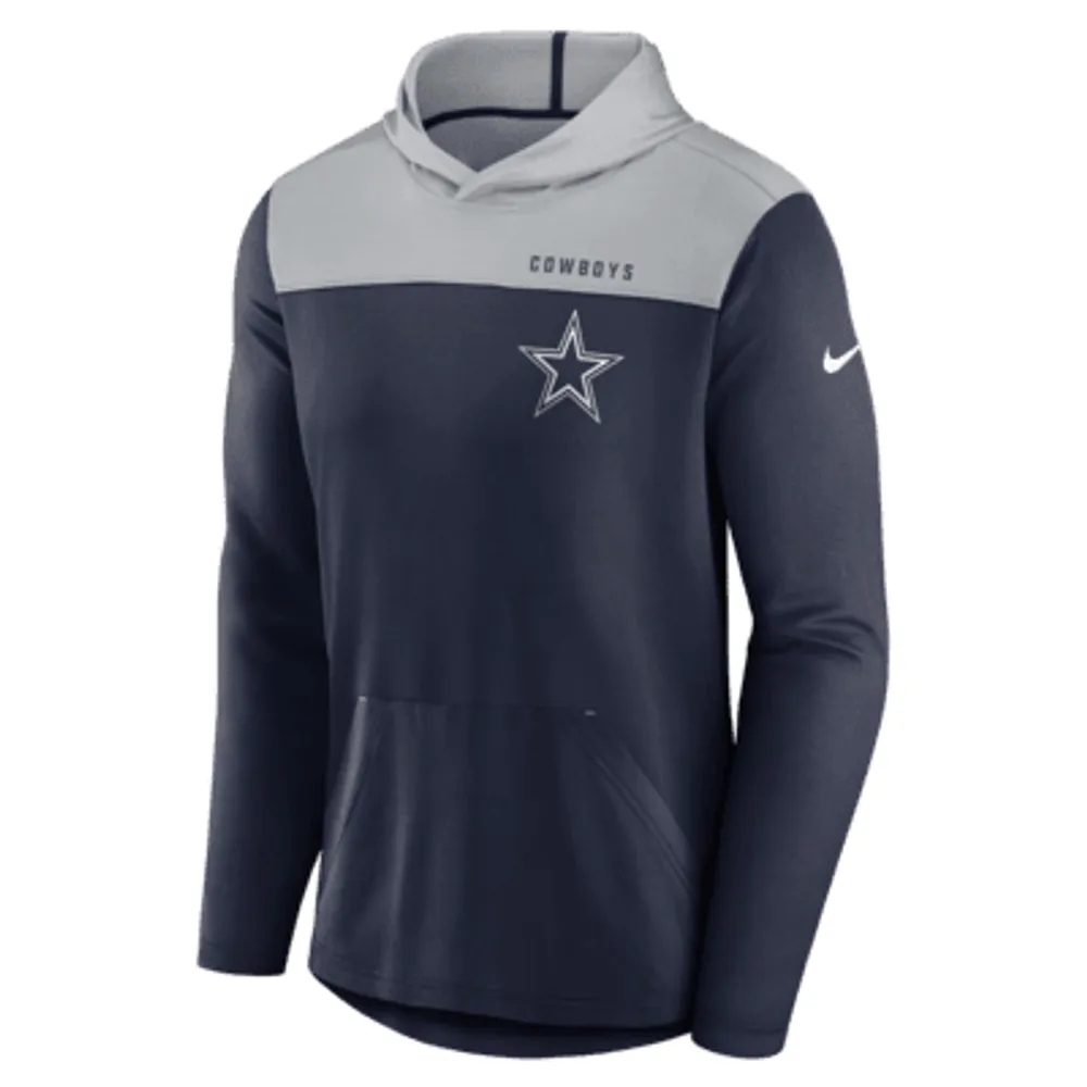 Dallas Cowboys Color Block Men's Nike NFL Pullover Hoodie.