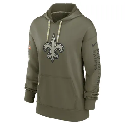 Nike Dri-FIT Salute to Service Logo (NFL New Orleans Saints) Women's Pullover Hoodie. Nike.com