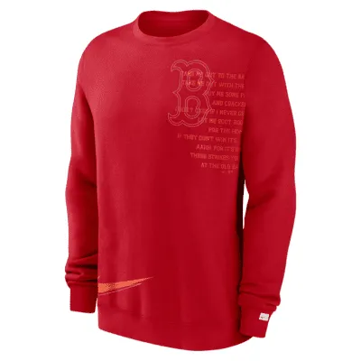 Nike Statement Ballgame (MLB Boston Red Sox) Men's Pullover Crew. Nike.com