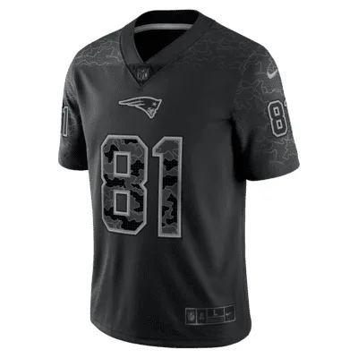 Nike Men's New England Patriots Reflective T-Shirt - Black - XL Each