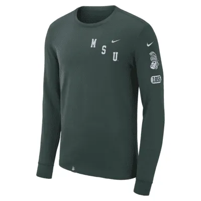 Michigan State Men's Nike College Long-Sleeve T-Shirt. Nike.com