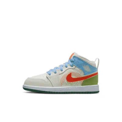 Jordan 1 Mid SE Little Kids' Shoes. Nike.com