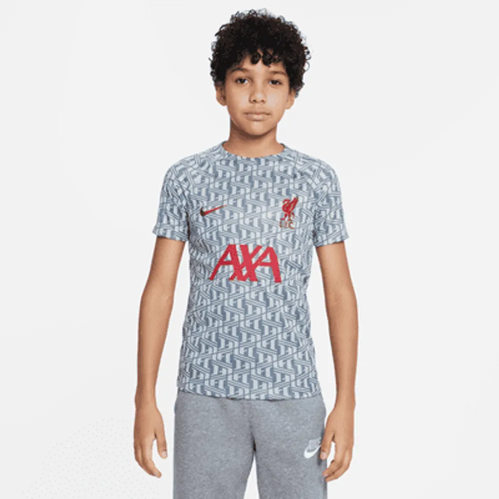 Nike Liverpool FC 2020-21 Youth Short Sleeve Pre-Match Top