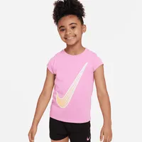 Nike Little Kids' Recycled T-Shirt and Mesh Shorts Set. Nike.com