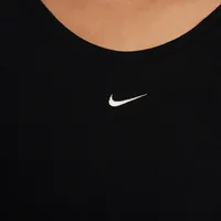 Nike Sportswear Chill Knit Women's Tight Scoop-Back Long-Sleeve Mini-Rib Top (Plus Size). Nike.com