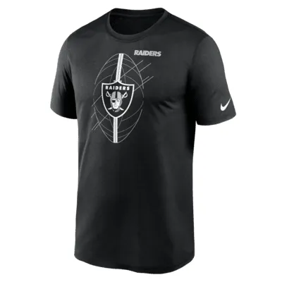 Nike Men's Dri-Fit Yard Line (NFL Las Vegas Raiders) Polo in White, Size: 2XL | 00HT01RB8D-06S