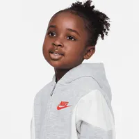 Nike XO Swoosh Full-Zip Hoodie Little Kids' Hoodie. Nike.com