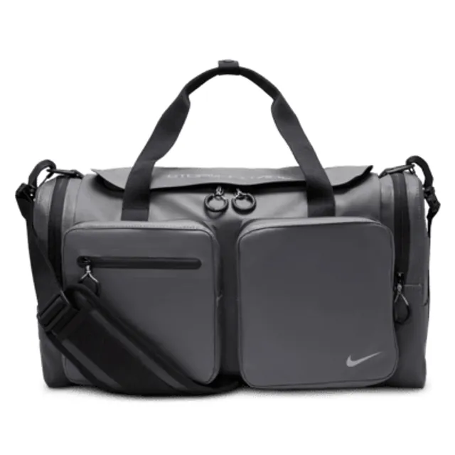 Nike Tech Utility Travel Bag Black, Iron Grey & White