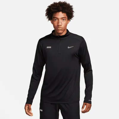 Nike Element Flash Men's Dri-FIT 1/2-Zip Running Top. Nike.com