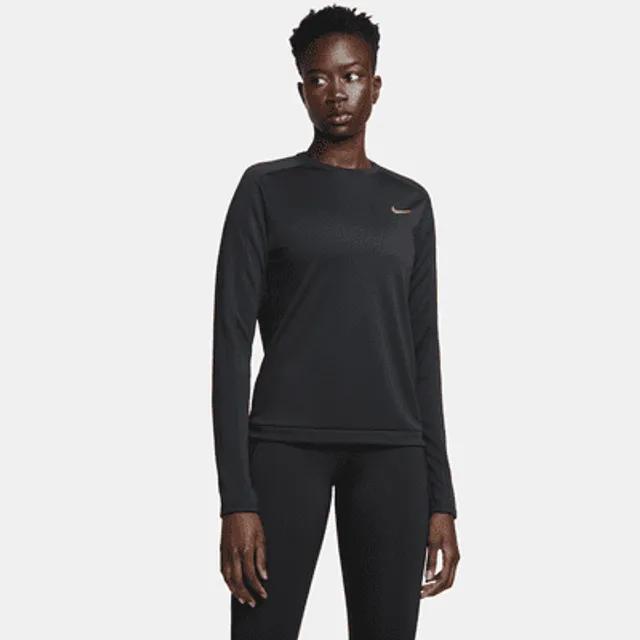 nike dri fit long sleeve women's running shirt