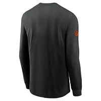 Cincinnati Bengals Sideline Team Issue Men's Nike Dri-FIT NFL Long-Sleeve T-Shirt. Nike.com