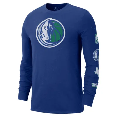 Dallas Mavericks City Edition Men's Nike NBA Long-Sleeve T-Shirt. Nike.com