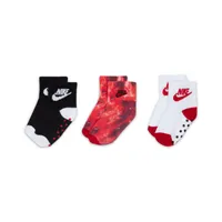 Nike Gripper Socks Box Set (3 Pairs) Baby (12-24M)/Toddler Socks. Nike.com