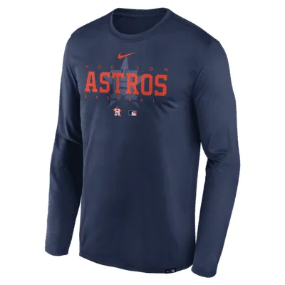 Nike Dri-FIT Team Legend (MLB Houston Astros) Men's Long-Sleeve T-Shirt. Nike.com