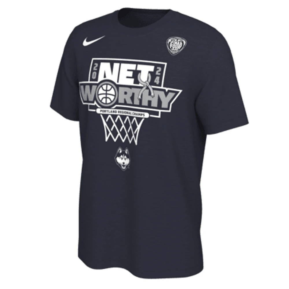 UConn 2024 Women's Regional Champ Men's Nike College Basketball T-Shirt. Nike.com