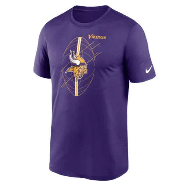 Minnesota Vikings Volt Men's Nike Dri-FIT NFL Long-Sleeve T-Shirt.