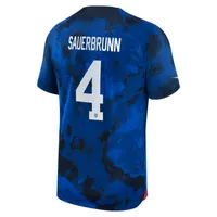 USWNT 2022/23 Stadium Away (Becky Sauerbrunn) Big Kids' Nike Dri-FIT Soccer Jersey. Nike.com