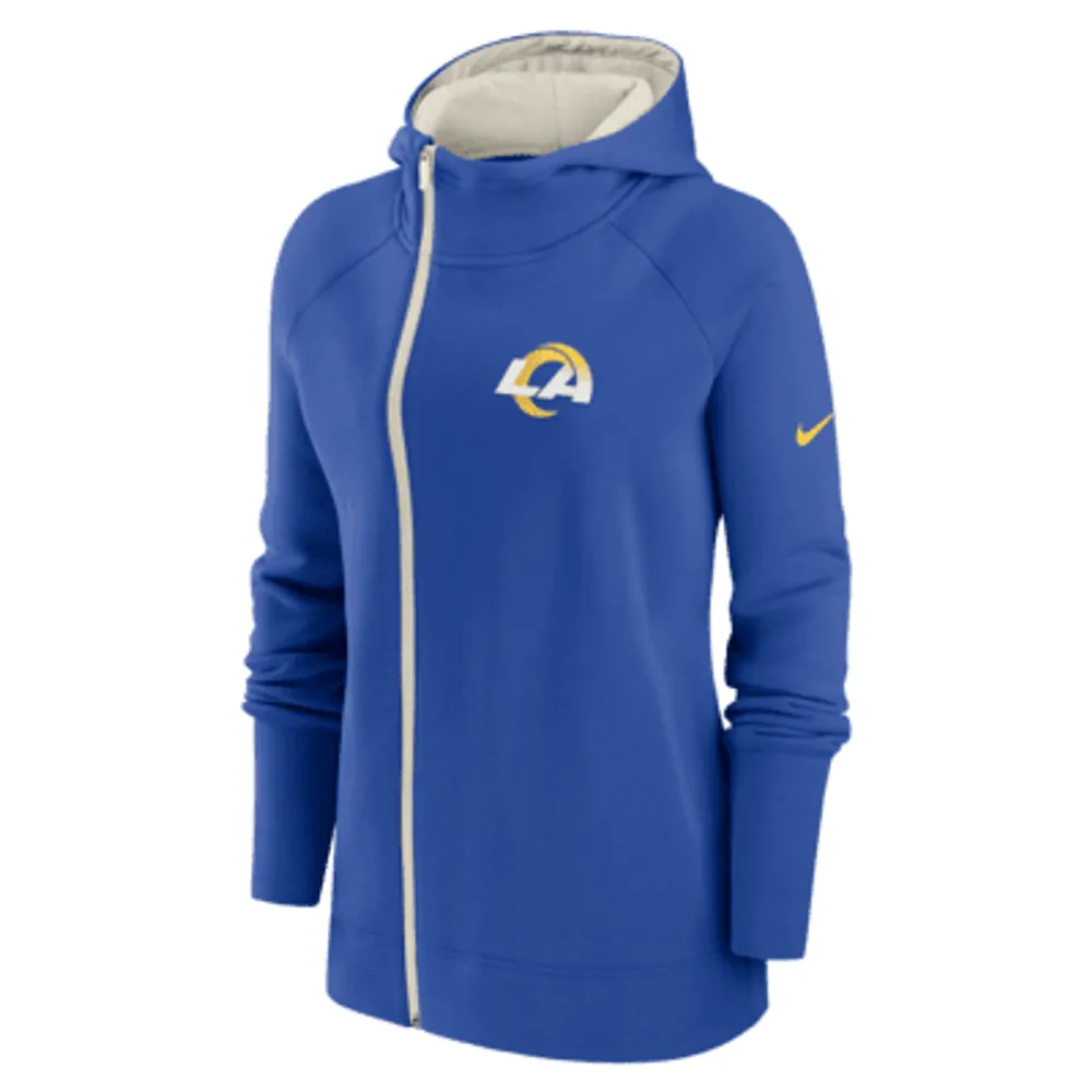 Nike Women's Assymetrical (NFL Denver Broncos) Full-Zip Hoodie in Blue, Size: Xs | 00CY061K8W-06K