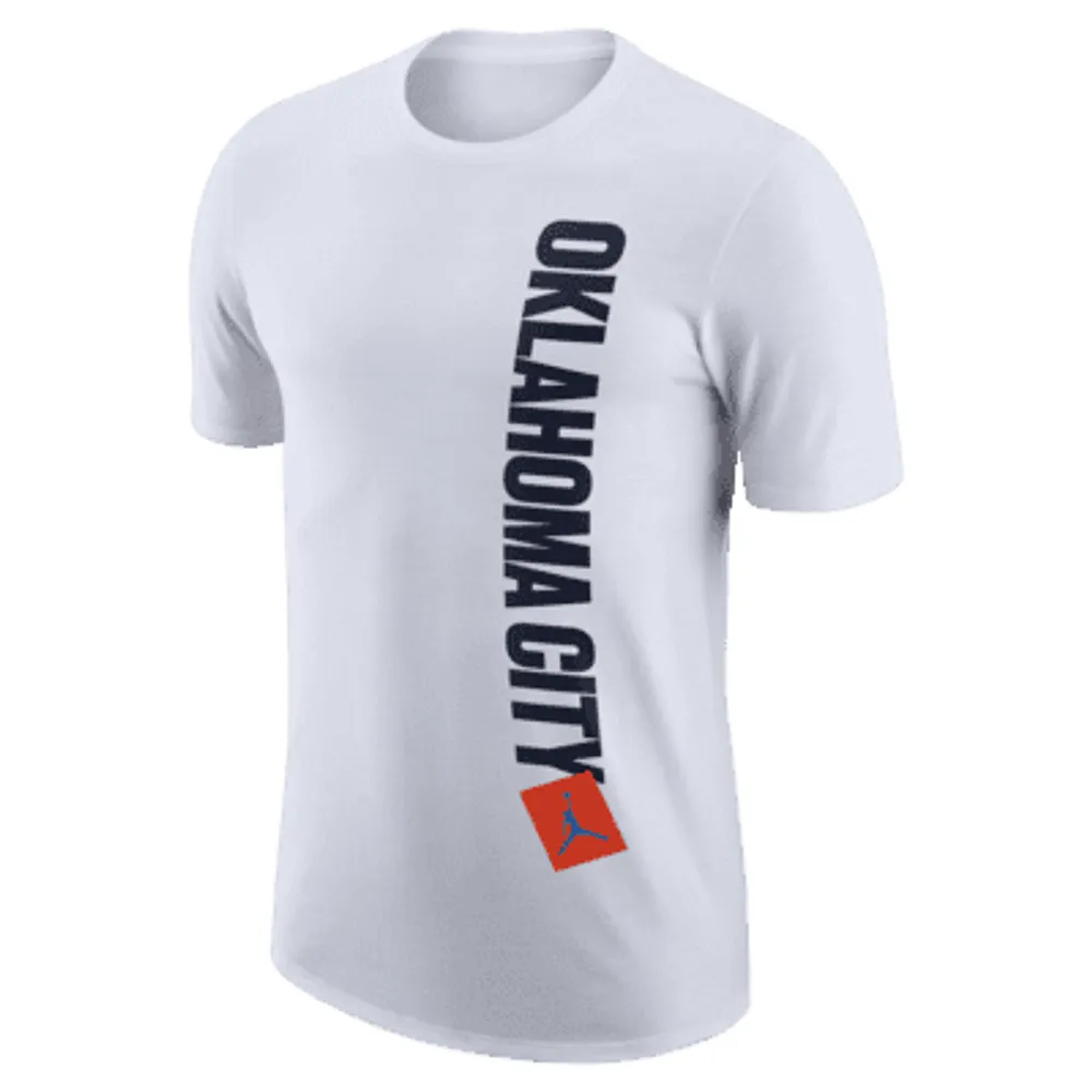 Oklahoma City Thunder Essential Statement Edition Men's Jordan NBA T-Shirt. Nike.com