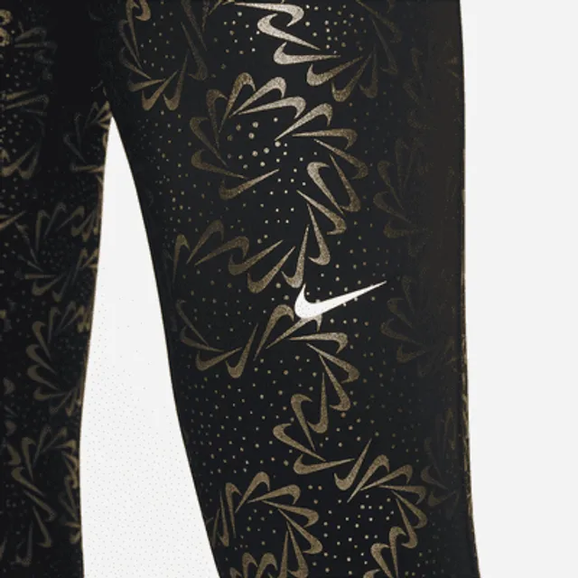 Nike Pro Women's Mid-Rise Allover Print Training Leggings.