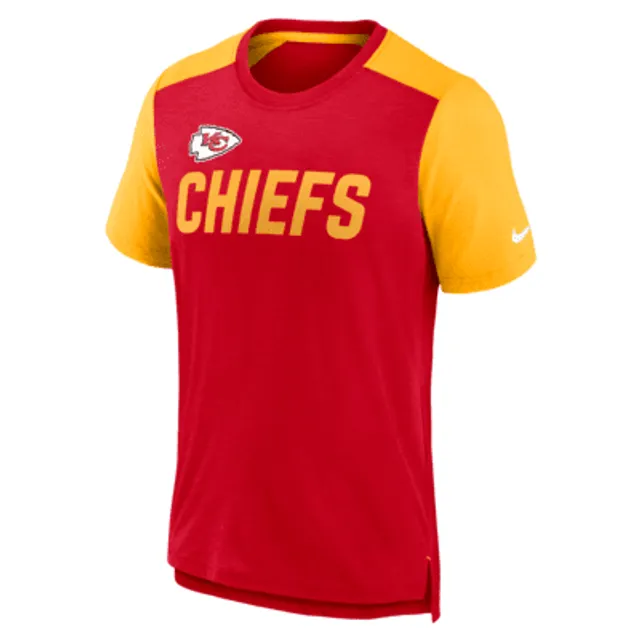 Men's Nike Patrick Mahomes Yellow Kansas City Chiefs Name & Number T-Shirt