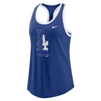 Nike Team Tech (MLB Los Angeles Dodgers) Women's Racerback Tank Top. Nike.com