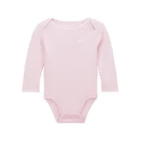 Nike Essentials 3-Pack Long Sleeve Bodysuits Baby Bodysuit Pack. Nike.com