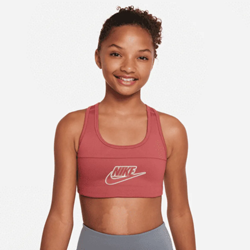 Nike Girls Active Set - Reversible Sports Bra & Layered Shorts
