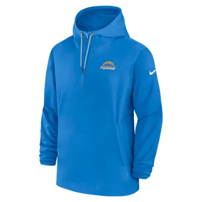 Carolina Panthers Sideline Men’s Nike NFL 1/2-Zip Hooded Jacket