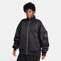 Nike Sportswear Essential Women's Therma-FIT Oversized Bomber Jacket. Nike.com