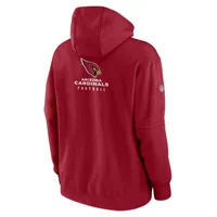 Nike Men's Arizona Cardinals Overlap Club Black Pullover Hoodie