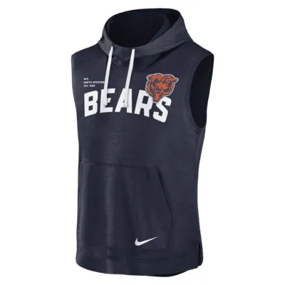 Chicago Bears NFL Large Sleeveless T-shirt Blue Mens New 