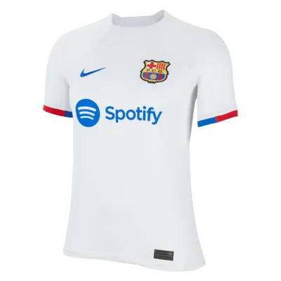 Ronald Araujo Barcelona 2023/24 Stadium Away Big Kids' Nike Dri-FIT Soccer Jersey. Nike.com