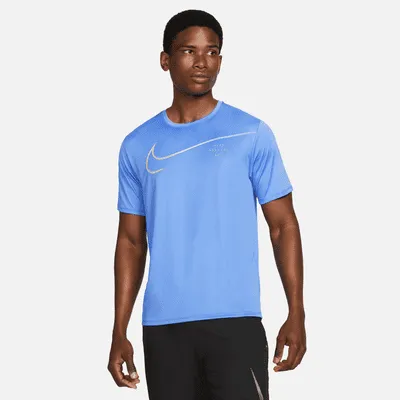 Nike Dri-FIT UV Run Division Miler Men's Short-Sleeve Graphic Running Top. Nike.com