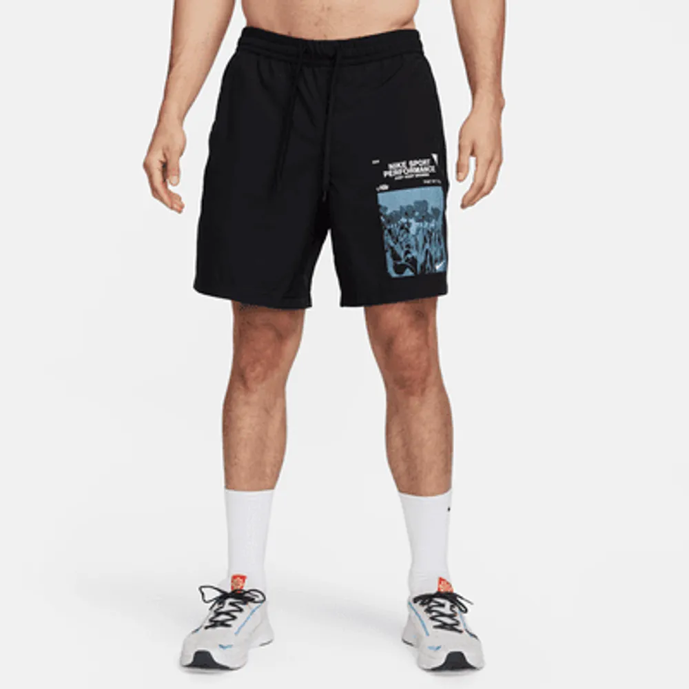 Nike Men's Unlimited Dri-FIT 7 Unlined Versatile Shorts in Blue