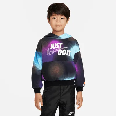 Nike Sportswear Illuminate Fleece Pullover Hoodie Little Kids' Hoodie. Nike.com