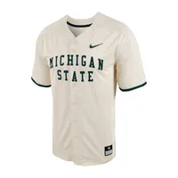 Michigan State Men's Nike College Full-Button Baseball Jersey. Nike.com
