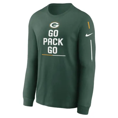 Nike Team Slogan (NFL Green Bay Packers) Men's Long-Sleeve T-Shirt. Nike.com