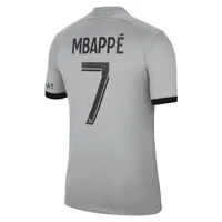 Paris Saint-Germain 2022/23 Stadium Away (Kylian Mbappe) Big Kids' Nike Dri-FIT Soccer Jersey. Nike.com