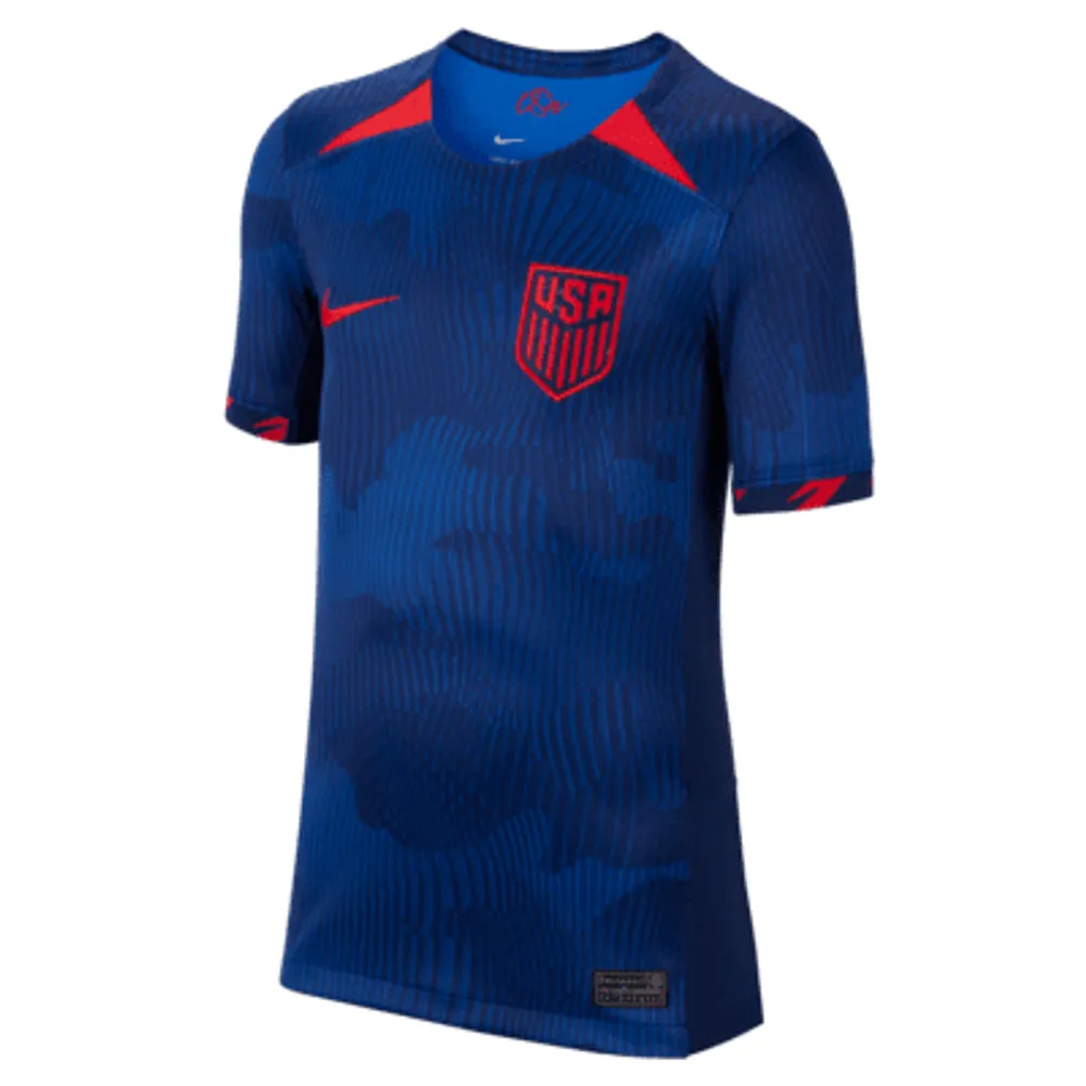 USWNT 2023 Stadium Away Big Kids' Nike Dri-FIT Soccer Jersey. Nike.com