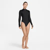 Nike Fusion Women's Long-Sleeve One-Piece Swimsuit. Nike.com