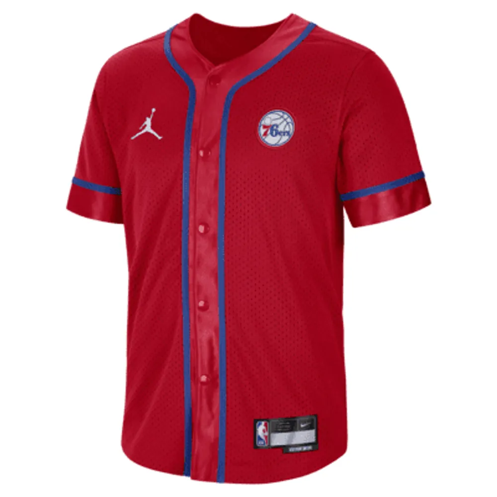 Philadelphia 76ers Statement Edition Men's Jordan Dri-FIT NBA Short-Sleeve Top. Nike.com